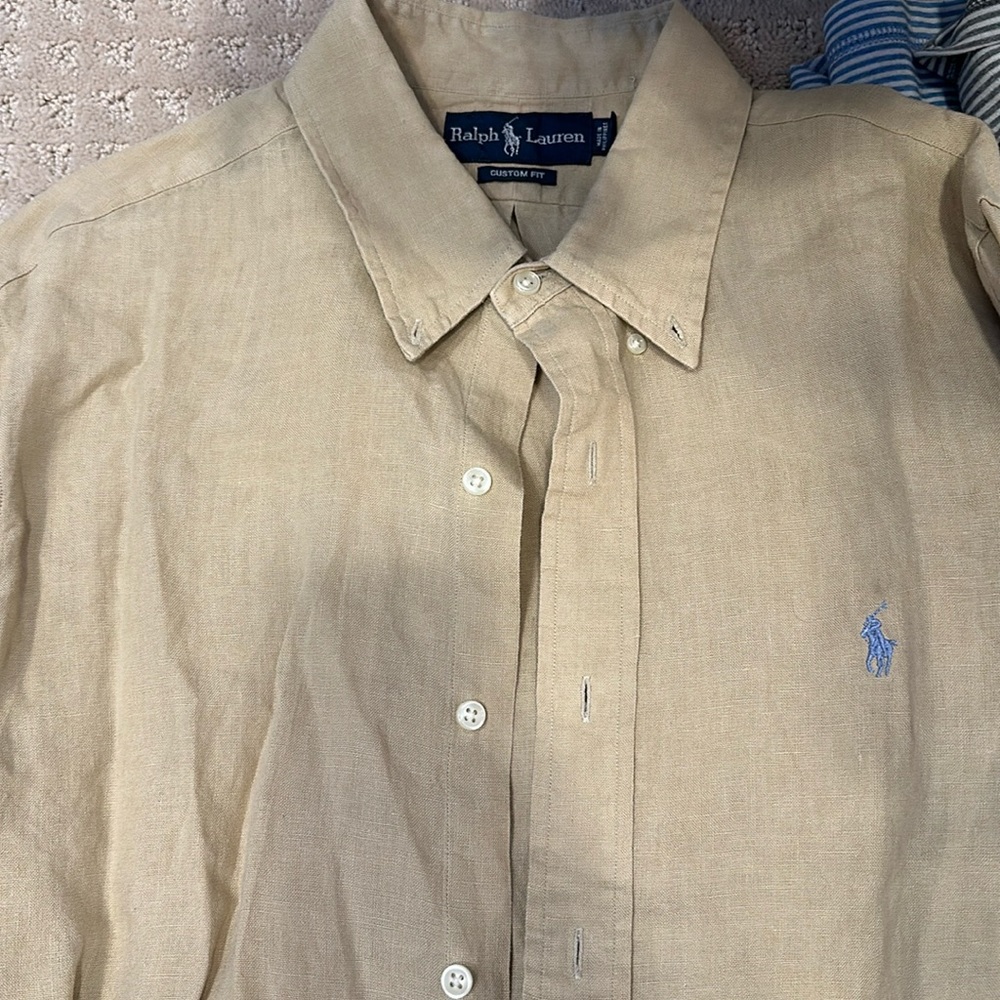 Ralph lauren linen shirt XLarge mens